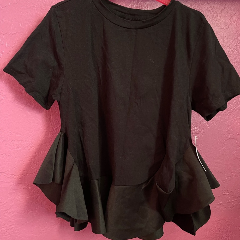 BP flare bottom black tee brand new with tags